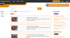 Desktop Screenshot of mechanisatie-onderdelen.nl